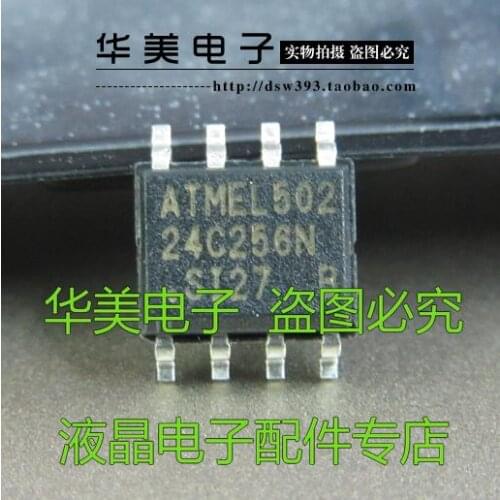 AT24C256N AT24C256 SMD crystal storage chip SOP-8