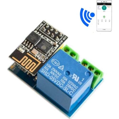 Wireless WIFI Module ESP8266 ESP-01S Relay Module DIY Remote Control Unlock 10A/250VAC 10A/30VDC Control Smart Home Life