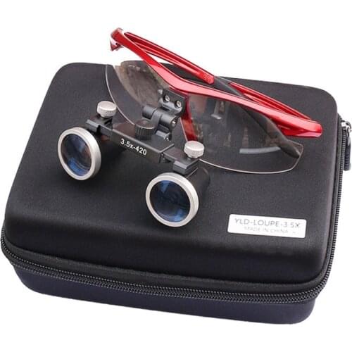 Best Seller 2.5/3.5X420mm Magnifying Glasses Binocular Medical Magnifier Surgical Dental Loupes for ENT Plastic Surgery
