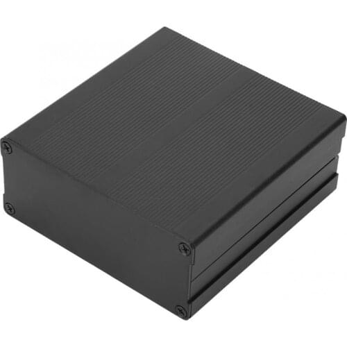 Black Metal Aluminum Case Waterproof Junction Box DIY Electronic Housing PCB Project Instrument Amplifier Enclosure 40*97*100mm