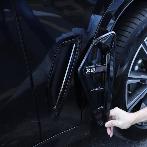 For 2019-2021 BMW X5 G05 X5M F95 ABS side mudguard vent sticker car exterior decoration accessories