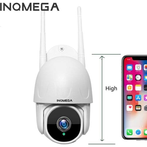 INQMEGA Mini 1 Inch Cloud 1080P FHD PTZ Speed Dome Wifi Surveillance IP Camera Outdoor Auto-Tracking Camera Wireless Camera Home
