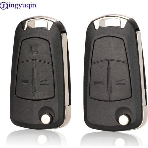 Jingyuqin 2/3 Buttons Remote Flip Key Shell Car Case Fob For Opel Vectra Antigo Omega Suprema Agile Montana