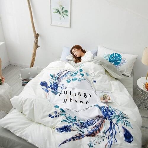 Newest Fashion Printted Bedding Set Cotton% Boys Baby Children Duvet Cover Pillowcases Comforter Cover Bed 1.2m 1.5m