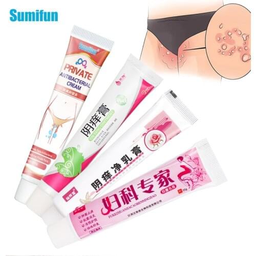 4Types Men Women Private Anti Itching Cream Inner Thigh Vulva Antibacterial Antipruritic Ointment Remove Odor Skin Care Plaster