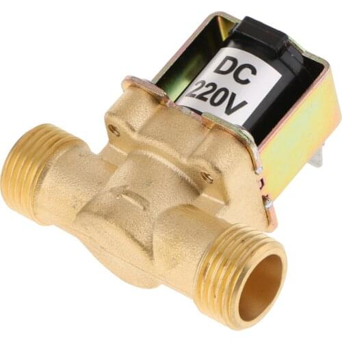 Brass Normally Closed Electric Solenoid Vae Air Water 4 Points Outer Teeth SEN-SZ21WA Brass Electromagnetic Valve