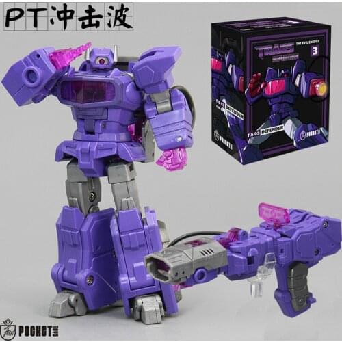 Small-scale Transformation PT03 Watchers Shockwave KO Iron Factory Pocket War PT04 Sound Wave