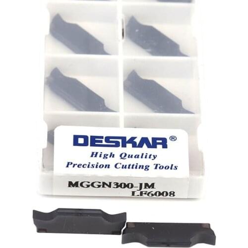 MGGN150-JM MGGN200-JM MGGN300-JM Slotted Blade MGGN400-JM MGGN500-JM LF6008 CNC Lathe Turning Tools Grooving Inserts, Steel Tool