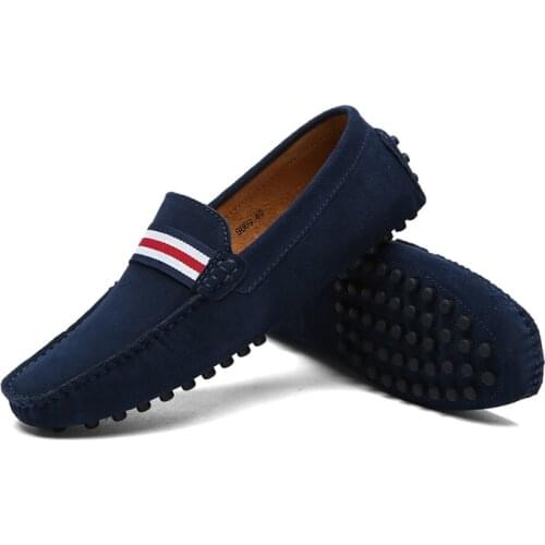 Big Size 49 Men Casual Shoes Fashion Men Shoes Genuine Leather Men Loafers Moccasins Slip On Mens Flats Male Driving Shoes