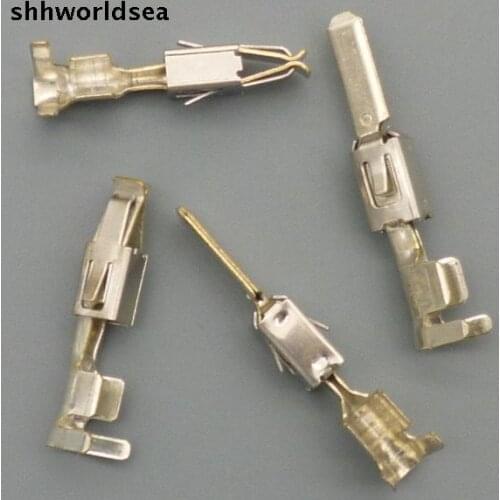 Shhworldsea 100sets Male&Female Crimp terminal Connectors for Car, car terminals for VW,16-22 AWG