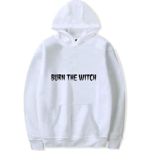 New Burn The Witch Hoodies Sweatshirts Men/Women Fashion Letter Print Hoodies Harajuku Popular Anime Hoodies Mens Cotton Hoodie