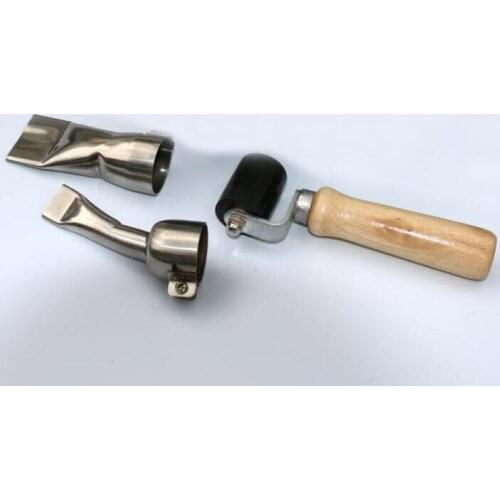 20MM Flat Nozzle + 40MM Flat Welding Nozzle + 40MM Silicone Pressure Roller For Plastic hot air heat gun