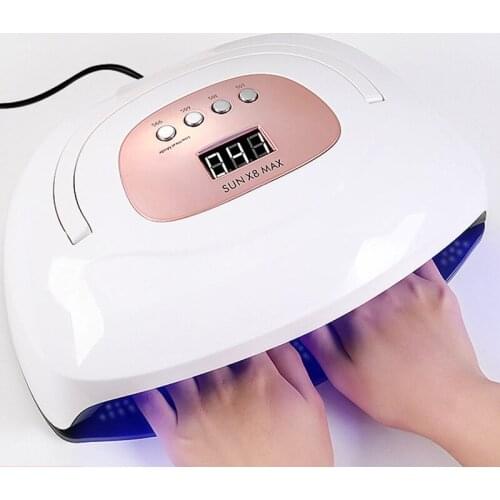 150W UV LED Lamp Nail Dryer Portable Nail Lamp for Drying Gel Polish 10/30/60/99s Timer Auto Sensor Manicure Tools with Display