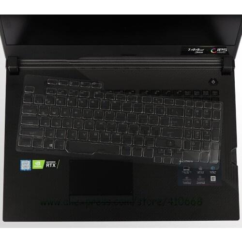 Clear TPU Keyboard Cover Skin For ASUS ROG Strix SCAR 17 G732LWS G732LXS G732LW G732LV G732GV G732 LWS LXS LW LV GV G 732 17.3"