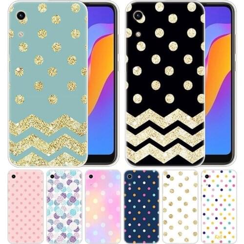 Luxury Soft Silicone Case Cute cartoon Polka Dots for Huawei Honor 9X 8A 7A 20 Pro 7X 8X 7S 8S 8 9 10 Lite View 20 20i 10i Play
