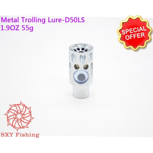 SXY Fishing D50LS Metal copper head Bait Weight 1.9oz Trolling Bait wire bait Deep sea bait Metal Sea Head Fishing Bait