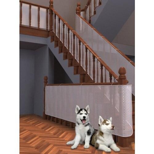 2/3m Pet Anti-Falling Net Pet Toy Indoor Outdoor Rail Balcony Home Decor Fall Protection Kids Stairs Safety Net Thick Mesh Solid