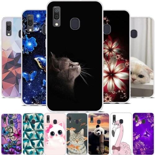 Soft TPU Silicone Bumper For Samsung Galaxy A10 A20 A30 A40 A50 A70 Case 3D Cat Cartoon Case For Samsung A10 A20 A30 A40 A50 A70