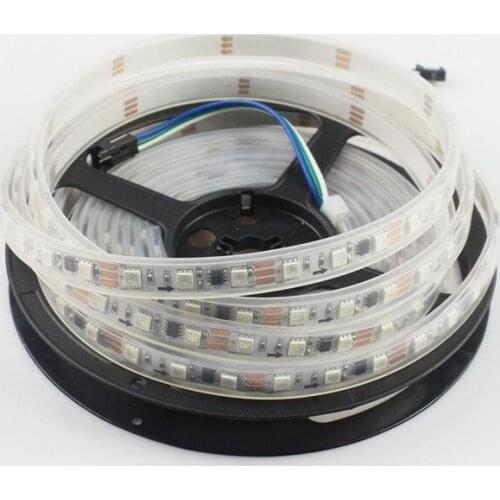 DC5V WS2811 led strip 5m 30/60 leds/m,IP30/67,10/20 pcs ws2811 ic/meter, Black PCB, 2811 led strip Addressable Digital