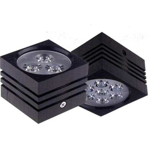 Led Square Surface Mount Ceiling 3W/5W/7W AC85-265V Free Opening Ceiling Light Living Room Wall Corridor Ceiling Spotlight