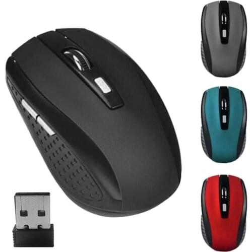 2.4GHz Wireless Optical Gaming Mouse Mice USB Receiver Professional Computer Mouse 2000 DPI 6 Buttons for PC Laptop Desktop