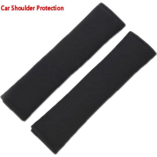 Hot 2 pcs Car Belt Vehicle Soft Plush Auto Seatbelt Strap Harness Cover Car Safety Seatbelt Shoulder Pads Shoulder Cushions