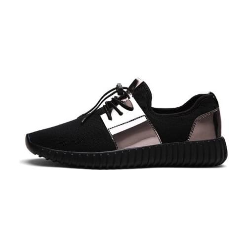 2020 Fashion Womens Sneakers Shoes Women Flats Mesh Womens Casual Shoes Big Size Sneakers Black Gold Shoes