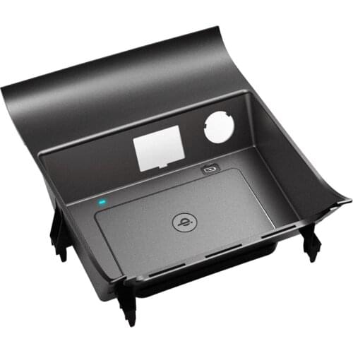 Aotsr QI Wireless Car Charger For Ford Mondeo 2017-2018 Intelligent Infrared Fast Wireless Charging Phone Holder For iPhone