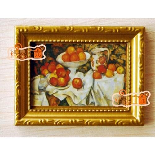 G05-X515 children baby gift Toy 1:12 Dollhouse mini Furniture Miniature rement painting furit 1pcs