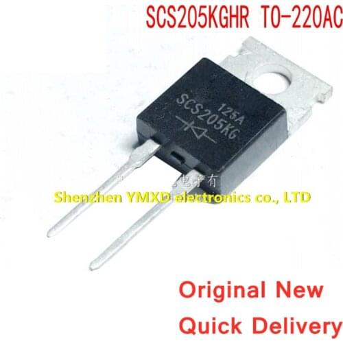 10Pcs/Lot New SCS205KGHR SCS205KG TO220-2 Schottky Diode 1200V 5A