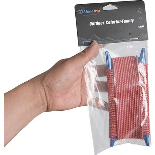 Shine Trip Elastic Tent Pole Connecting Rope 20m Hunting Canopy Nail Pull Cord Non-slip Outdoor Tent Rope Camping Accessories