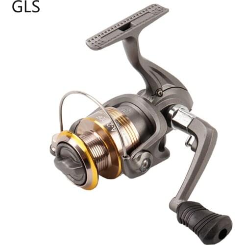 GLS New Freshwater/Saltwater Fishing Reel 1000 2000 Series 5.2:1 Gear Ratio 9+1Ball Bearings Metal Spool Spinning Wheel