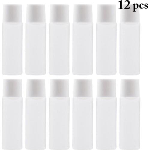 12PCS Kapmore Refillable Bottles Contact Lens Storage Bottles Portable Empty Small Solution Bottle Travel Bottle Container