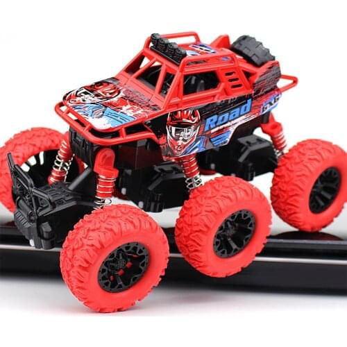 Model Toddler Anti Shock Inertia Gift Toys Alloy 6 Wheel Drive Outdoor Crawler Off Road Vehicle Monster Truck Friction Powered