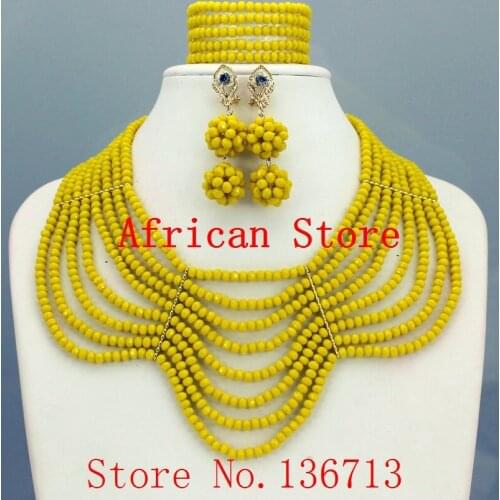 Fashion New Dubai Jewelry Set Bridal Jewelry Sets Statement Necklace African Beads Jewelry Set Free Shipping SD808-8