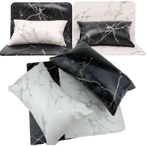 MOOF1O(J) Soft Hand Cushion Pillow And Pad Rest Nail Art Arm Rest Holder Manicure Nail Art Accessories PU Leather 2Colors 52904A