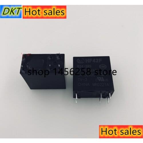NEW relay HF42F 024-2HS HF42F-024-2HS JZC-42F 024-2HS JZC-42F-024-2HS 24VDC DC24VC 24V DIP6