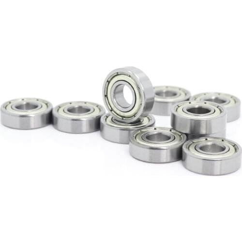 697ZZ Bearing ABEC-1 10PCS 7x17x5mm Miniature 697Z Ball Bearings 619/7 ZZ Z2V1 Quality