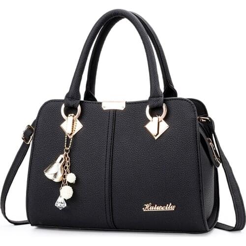 Women Bag Casual Tote Fashion Women Messenger Bags Top-Handle Shoulder student Handbag Purse Wallet 2019 New Interior Slot Pocke