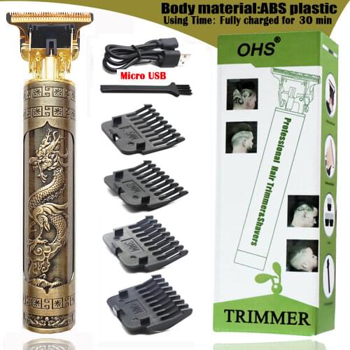 Hair Trimmer Barber Hair Clipper Cordless Hair Cutting Machine Beard Trimmer Shaving Machine Wireless Electric Razor Men Shaver