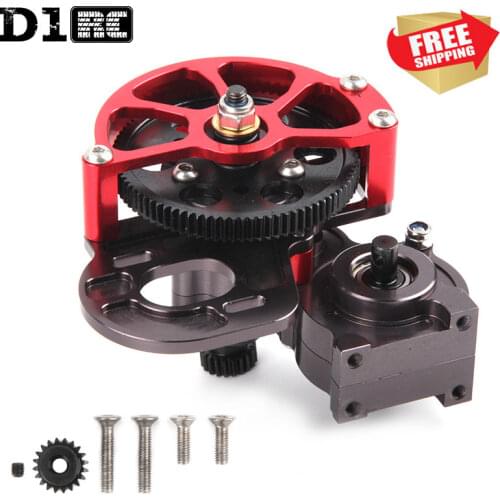 RC Radio control car D1RC Xtra Speed Aluminum Center Gear Box For AXIAL SCX10 AX30487 CNC option upgrade parts