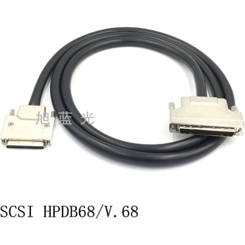 SCSI Cable HPDB68 to VHDCI68 Large 68 to Small 68 Line 0.5/1/1.5/2/3/5 Meters