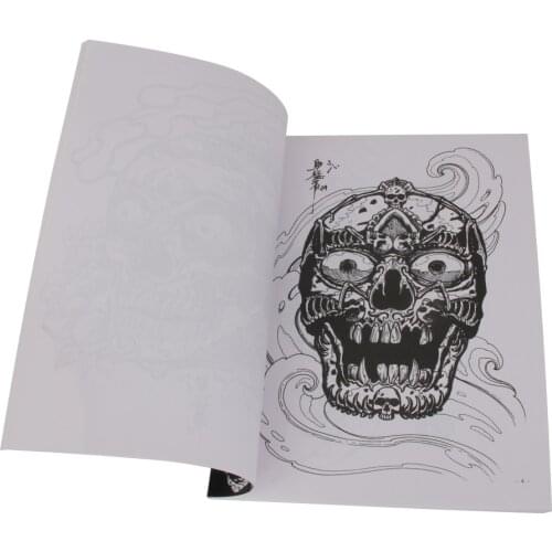 Sketch Skull Skeleton Reference Book Instruction Sheet Flash Supply