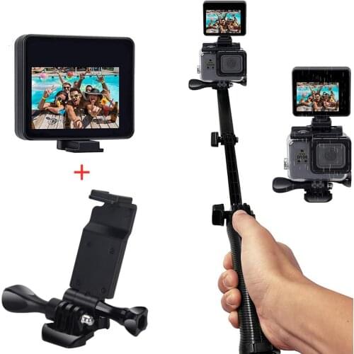 2.0inch IP 68 Waterproof LCD Screen Selfie LCD Display Screen for Gopro Hero 9 8 7 6 EKEN YI AKASO Campark SLR More Action Cam