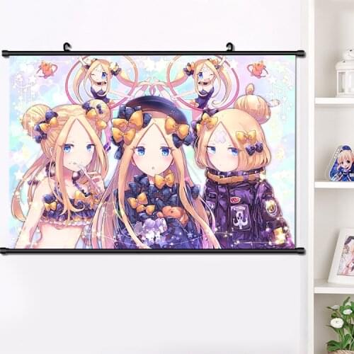 Japanese Anime Game Fate/Grand Order Abigail Williams Wall Scroll Poster Manga Wall Hanging Poster Home Decoration Art 40*60cm