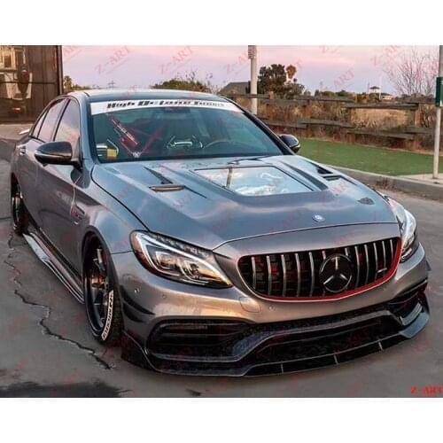 Z-ART carbon fiber trim kit for C63 carbon fiber body kit for W205 C63 forged carbon fiber aerokit for C63 body kit