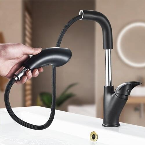 ZGRK Pull-out Bath Mixers With Shower Head