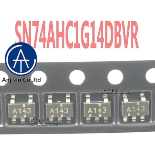 10pcs 100% orginal and new inverter SN74AHC1G14DBVR SN74AHC1G14 silk screen A143 SOT23-5 in stock