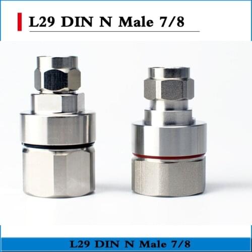 1X Pcs L16 N Male Clamp solder 7/8" corrugated cable feeder connector 50-22 RF connector Standard Andrew Brass Coaxial Adapters