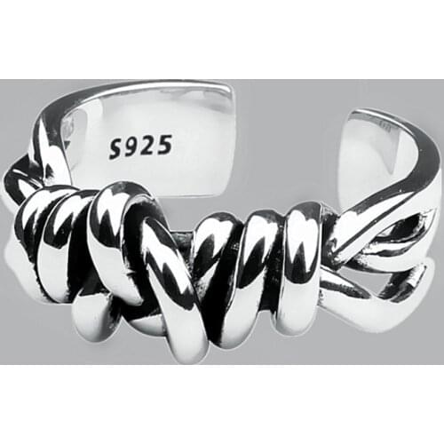 2020 Womens Rings Anillo Nudo Vintage Big Knot Finger Ring Ajustable Womens Accessories Store Ledis Korean Japan